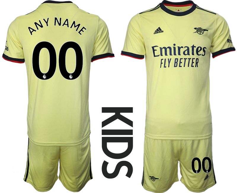 Youth 2021-2022 Club Arsenal away green customized Soccer Jersey